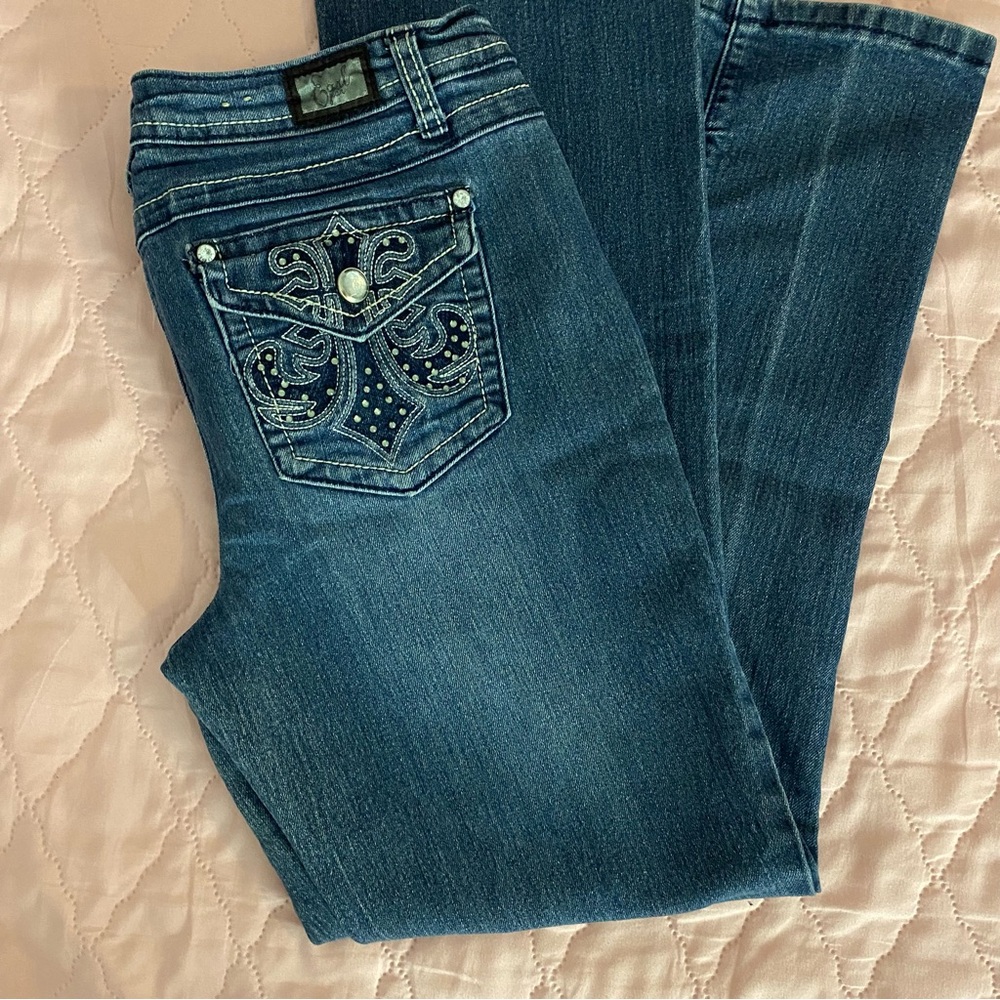 Earl Jeans Blue flare Y2k Jeans petite